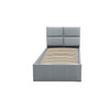 MONOS kárpitozott ágy matrac nélkül mérete 90x200 cm Türkiz - galéria #3