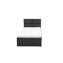 Kárpitozott MONOS ágy matraccal, mérete 90x200 cm Világos szürke - galéria #3