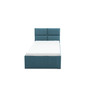 Kárpitozott MONOS ágy matraccal, mérete 90x200 cm Tengerész kék - galéria #2