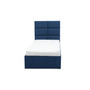TORES kárpitozott ágy matraccal, mérete 90x200 cm Tengerész kék - galéria #5