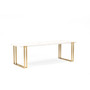 Étkezőasztal EWEN II 160 cm - márvány/arany - galéria #3