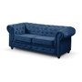 Infinity Chesterfield III kinyitható kanapé Kék
