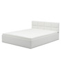 MONOS II kárpitozott ágy matraccal (160x200 cm) Fehér Eko-bőr