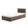 Kárpitozott MONOS ágy matraccal, mérete 90x200 cm Kakaó
