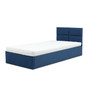 Kárpitozott MONOS ágy matraccal, mérete 90x200 cm Tengerész kék