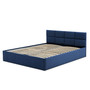 MONOS kárpitozott ágy matrac nélkül (160x200 cm) Tengerész kék - galéria #2