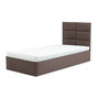 TORES kárpitozott ágy matraccal, mérete 90x200 cm Kakaó