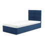 TORES kárpitozott ágy matraccal, mérete 90x200 cm Tengerész kék