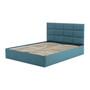 TORES kárpitozott ágy matrac nélkül, mérete 140x200 cm Tengerész kék - galéria #5