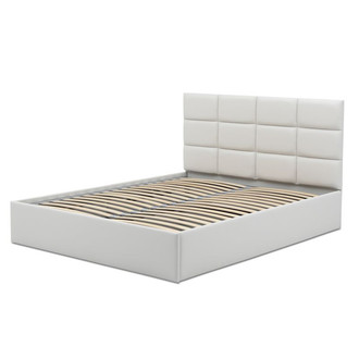 Kárpitozott ágy TORES II matrac nélkül mérete 140x200 cm - Eco-bőr
