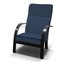 Kanapé + fotel 131 ELLA Kék+fekete - galéria #7