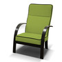 Kanapé + fotel 131 ELLA Zöld+fekete - galéria #1