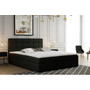 CAMILA ágy 160x200 cm Fekete