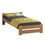 Emelt masszív ágy ágyráccsal 80x200 cm Fenyő - galéria #1