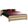 Emelt szilárd ágy ágyráccsal, 120x200 cm Fenyő