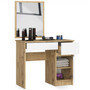 Fésülködőasztal P-2/SL 500x600 jobb - kézműves tölgy/fehér - galéria #1