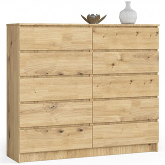 Komód K140 10SZ – artisan tölgy