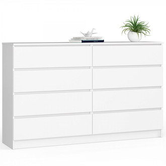 K160 8SZ komód – fehér