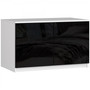 S90 szekrénybővítő - fehér/fényes szürke