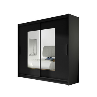 BEGA VII (fekete) tolóajtós szekrény