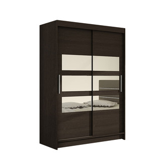 Nagy MIAMI V gardróbszekrény csokoládé színben, szélessége 120 cm