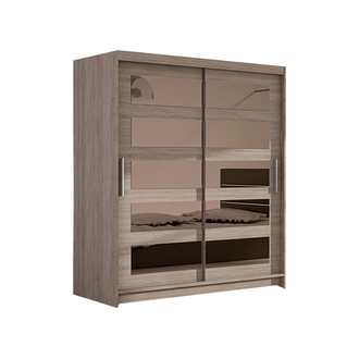 Nagy MIAMI IV gardróbszekrény sonoma színben, szélessége 120 cm
