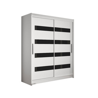 Nagy WESTA IV fehér gardróbszekrény, szélessége 150 cm.