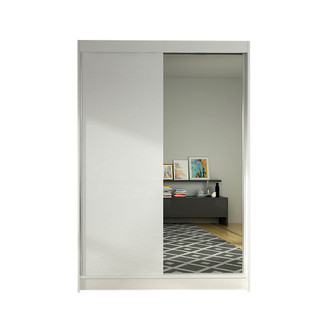 LINO I szekrény – 120 cm szélesség, fehér kivitelben