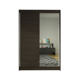 LINO I szekrény – 120 cm szélesség, csokoládé színben