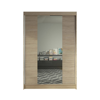 LINO II gardróbszekrény, 120 cm szélesség – sonoma tölgy