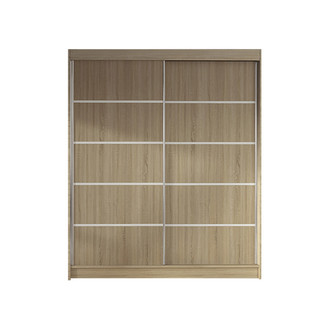 LINO IV ruhásszekrény, 120 cm szélesség – Sonoma tölgy