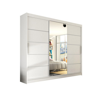 ASTON VI nagy gardróbszekrény 250 cm – fehér