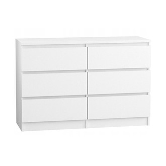 Komód 120/6 cm – fehér