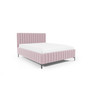MACKENZIE 24 STANDARD ágy 180x200 cm - fekete lábak Rózsaszín