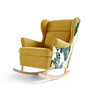Fotel 195 MORGAN Zöld+minta - galéria #1