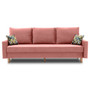Nagyméretű szétnyitható kanapé ETNA PRO Rózsaszín - galéria #3