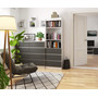 Regál R60 3SZ2P - bílá/grafit - galéria #1