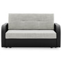 Szétnyitható kanapé FASO I 120 Fehér eko-bőr + Fekete - galéria #5