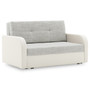 Szétnyitható kanapé FASO I 120 Fehér eko-bőr + Sötétszürke - galéria #9