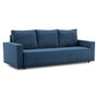 Nagyméretű szétnyitható kanapé LUCCA Tengerész kék - galéria #1