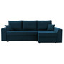 Szétnyitható sarok kanapé PAUL 2 PRO Jobb Kék