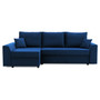 Szétnyitható sarok kanapé PAUL 2 PRO Bal Tengerész kék