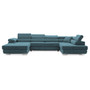 Szétnyitható sarok kanapé RIGATTO II PRO 2 Jobb Kék
