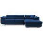 Szétnyitható sarok kanapé RIGATTO VI PRO 1 Jobb Kék