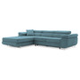 Szétnyitható sarok kanapé RIGATTO VI PRO 1 Bal Kék - galéria #1