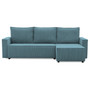 Szétnyitható sarok kanapé LUCCA 2 Kék - galéria #1