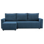 Szétnyitható sarok kanapé LUCCA 2 Tengerész kék