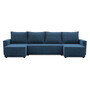Szétnyitható sarok kanapé LUCCA U 2 Tengerész kék