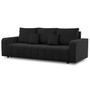 Nagy szétnyitható kanapé Modena I Fekete - galéria #2