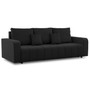 Nagy szétnyitható kanapé Modena I Fekete - galéria #1